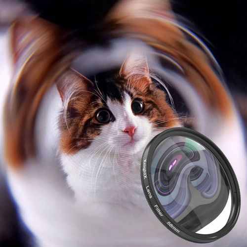 Halo Fx Accessoires de photographie,filtre UV CPL pour appareil photo IL,objectif à prisme à effets spéciaux,58mm,77mm - Type 62mm Adapter