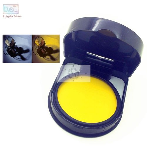 Filtre d'objectif pour appareil photo Nikon,accessoire entièrement jaune,disponible en 37,40.5,46,49,52,55,58,62,67,72,77mm,49mm,52mm,55mm,58mm,67mm,77mm - Type 46mm
