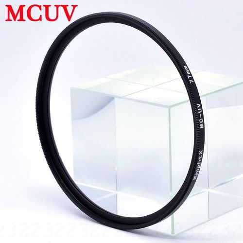 filtre d'objectif d'appareil photo HD UV MCUV 49 52 55 58 62 67 72 77 MM,pour canon eos sony nikon 500d 1200d lumière d80 52MM 58MM - Type MCUV-62MM