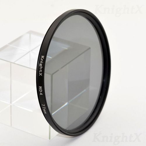 filtre de 24 couleurs pour objectif de photographie,pour nikon canon 18-55 d80 anamorphique eos 600d,52mm 58mm 67mm uv CPL nd - Type [ND4]-77mm
