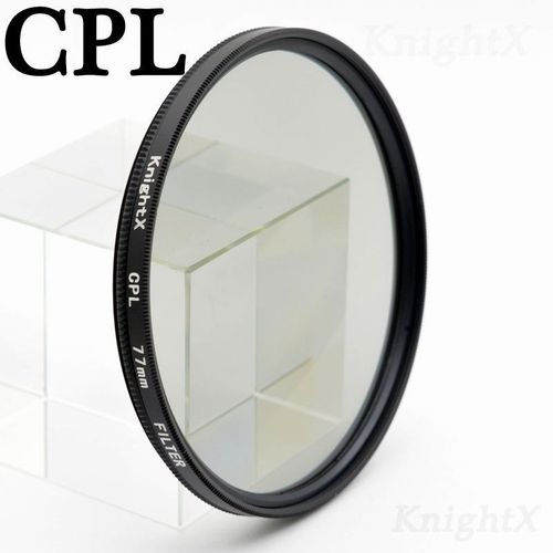 filtre de 24 couleurs pour objectif de photographie,pour nikon canon 18-55 d80 anamorphique eos 600d,52mm 58mm 67mm uv CPL nd - Type CPL-49mm