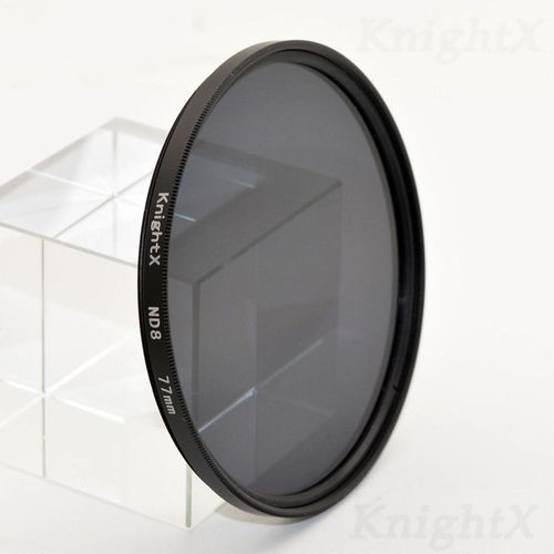 filtre de 24 couleurs pour objectif de photographie,pour nikon canon 18-55 d80 anamorphique eos 600d,52mm 58mm 67mm uv CPL nd - Type [ND8]-77mm