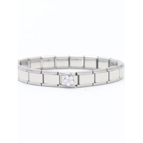 Bracelet À Maillons De Charme Italien Pour Femme,Perles Carrées Vintage,Pièces De Bijoux Modulaires,Cadeau De Fête Des Mères,Ami