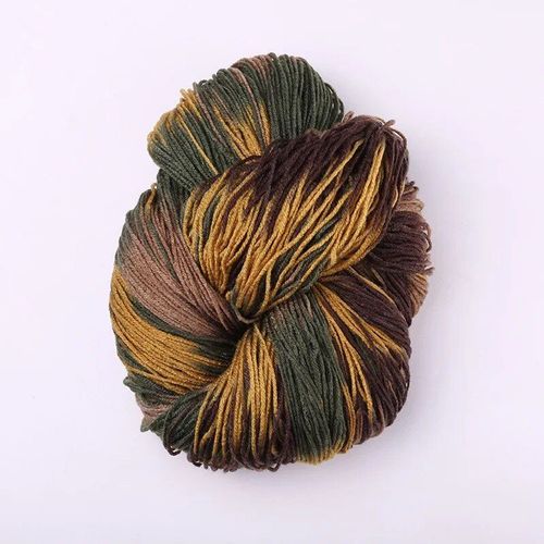 Fil de crochet monochromatique teint Flashy Chunky,fils acryliques colorés,pulls pour bébés,fils de laine Mohair,crochet,boule,2 pièces x 50g - Type 8(2pcs 100grams)