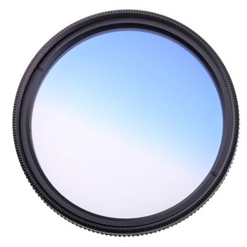 Filtre coloré à nickel é réglable Dele49/52/55/58/62/67/72/77mm,accessoire pour appareil photo Nikon/Sony - Type Grad bleu-77mm