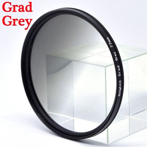 filtre d'objectif de caméra Macro pour canon et nikon,52mm,55mm,58mm,67mm,77mm,variable ND2 à ND400 ND1000 - Type Grad Grey-49mm