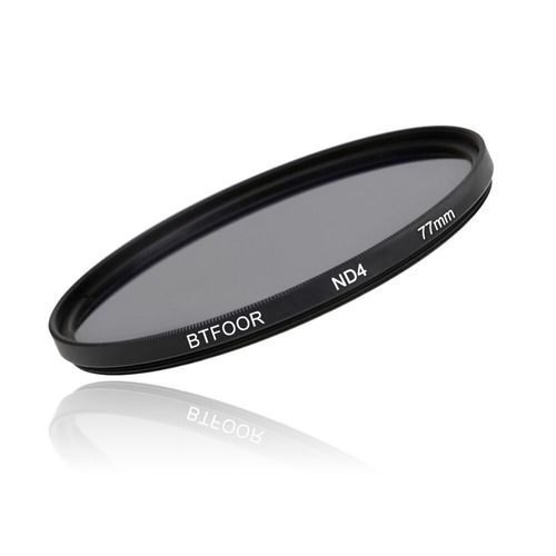 BTFOOR-Filtre Nd nickel é pour appareil photo,objectif IL,Eos M50,600d,2000d,Nikon D3200,D3500,D5600,Sony A6000,49mm,52mm,55mm,58mm,67mm,72mm,77mm,82 mm - Type ND4 Filter-58mm