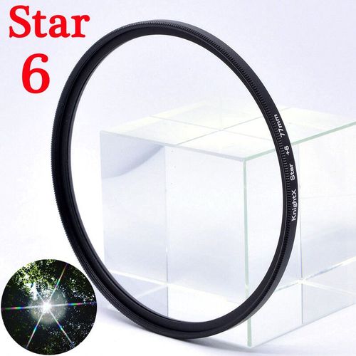 filtre de ligne Star 4 6 8,pour canon sony nikon d3300 light 1300d 2000d 700d 200d d70 photo dslr 49 52 55 58 62 67 72 77 mm - Type Star 6X filter-49mm