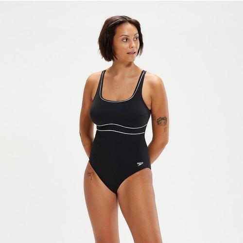 Maillot De Bain Femme Contoureclipse Effet Galbant Noir/Blanc