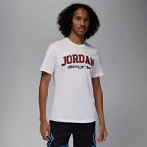 T-Shirt Jordan Sport Dri-Fit Pour Homme - Blanc