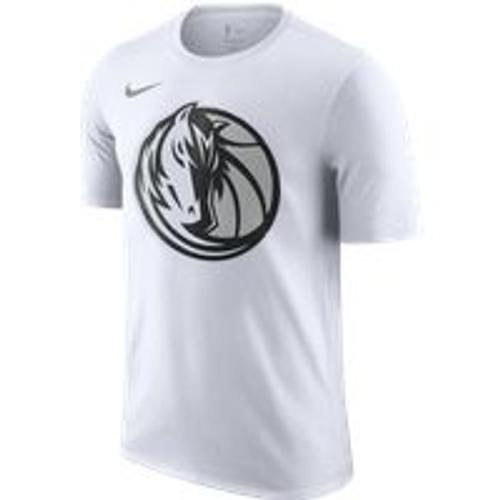 T-Shirt Nike Nba Dallas Mavericks Essential City Edition Pour Homme - Blanc