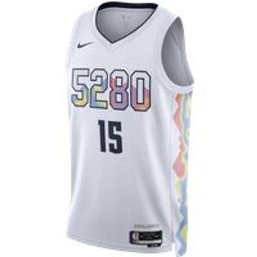 Maillot Nike Dri-Fit Nba Swingman Nikola Jokic Denver Nuggets 2024/25 City Edition Pour Homme - Blanc