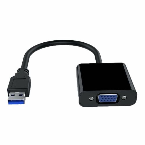 Câble adaptateur USB 3.0 vers VGA,carte vidéo externe,convertisseur multi-affichage pour Windows 7/8/10,ordinateur de bureau,ordinateur portable,PC,budgétaire,moniteur