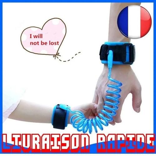Enfants Bébé Harnais Marche Anti-perte Sangle Poignet Laisse Main Ceinture Corde