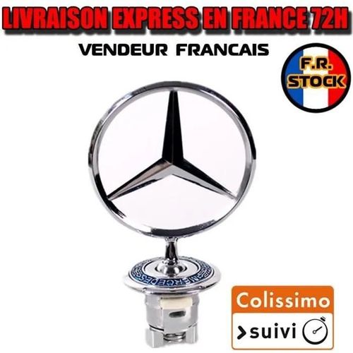 Logo De Capot D'étoile D'emblème Pour Mercedes W163/W204/W211/W212/W210/W220