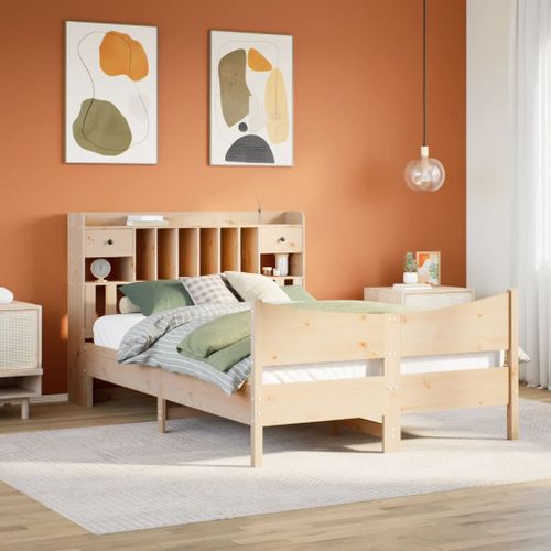 Vidaxl Cadre De Lit Sans Matelas 150x200 Cm Bois De Pin Massif