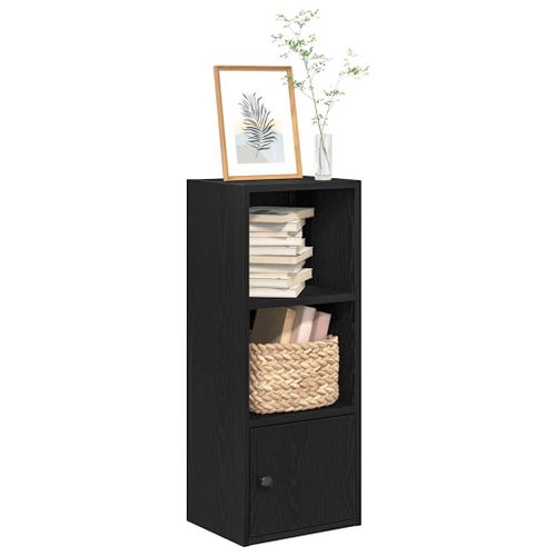 Vidaxl Bibliothèque Chêne Noir 31x24x77 Cm Bois D'ingénierie