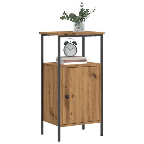 Vidaxl Tables De Chevet 2 Pcs Chêne Artisanal Bois D'ingénierie