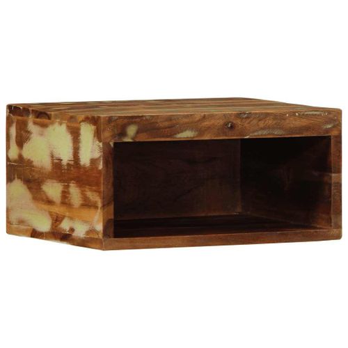 Vidaxl Meuble Tv Mural 40x30x19 Cm Bois Massif De Récupération
