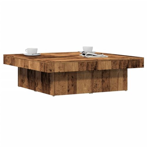 Vidaxl Table Basse Vieux Bois 90x90x28 Cm Bois D'ingénierie