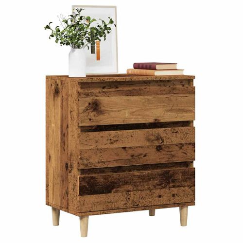 Vidaxl Buffet Vieux Bois 60x35x70 Cm Bois D'ingénierie