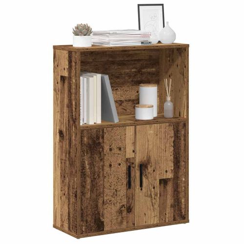 Vidaxl Bibliothèque Vieux Bois 60x24x85 Cm Bois D'ingénierie