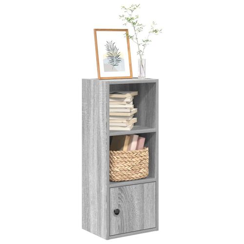 Vidaxl Bibliothèque Sonoma Gris 31x24x77 Cm Bois D'ingénierie