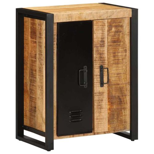 Vidaxl Buffet 55x35x70 Cm Bois De Manguier Brut Massif