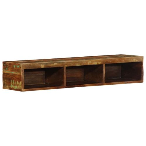 Vidaxl Meuble Tv Mural 100x30x19 Cm Bois Massif De Récupération