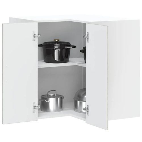 Vidaxl Armoire Murale D'angle De Cuisine Kalmar Gris Béton
