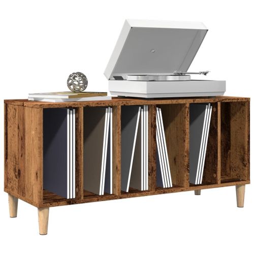 Vidaxl Armoire À Disques Vieux Bois 100x38x48 Cm Bois D'ingénierie
