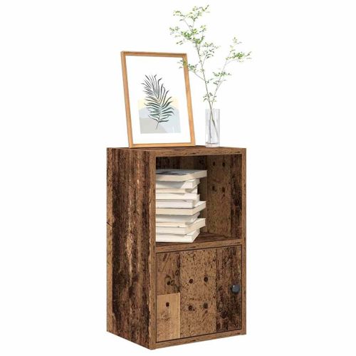 Vidaxl Bibliothèque Vieux Bois 31x24x52 Cm Bois D'ingénierie