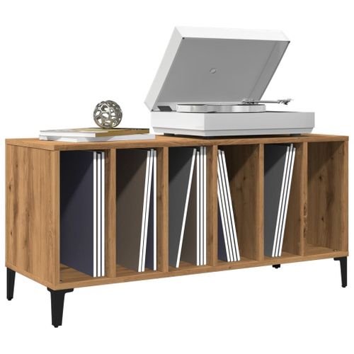 Vidaxl Armoire À Disques Chêne Artisanal 100x38x48cm Bois D'ingénierie