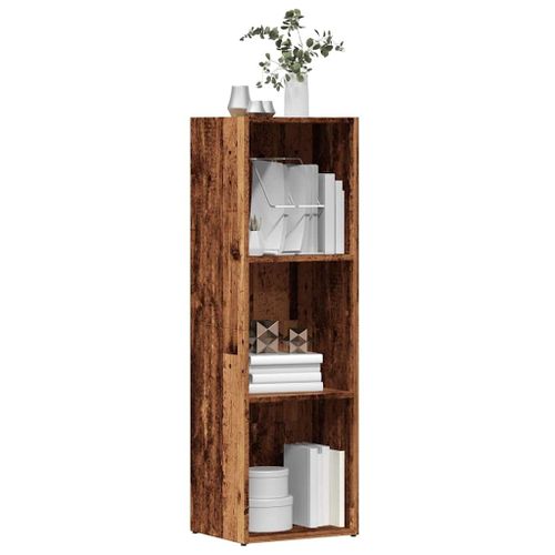 Vidaxl Bibliothèque Vieux Bois 36x30x114 Cm Bois D'ingénierie