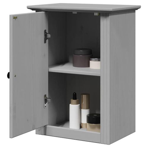 Vidaxl Armoire Murale De Salle De Bain Bodo Gris 44x30x60 Cm