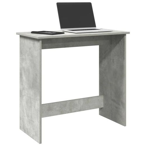 Vidaxl Bureau Gris Béton 80x40x75 Cm Aggloméré