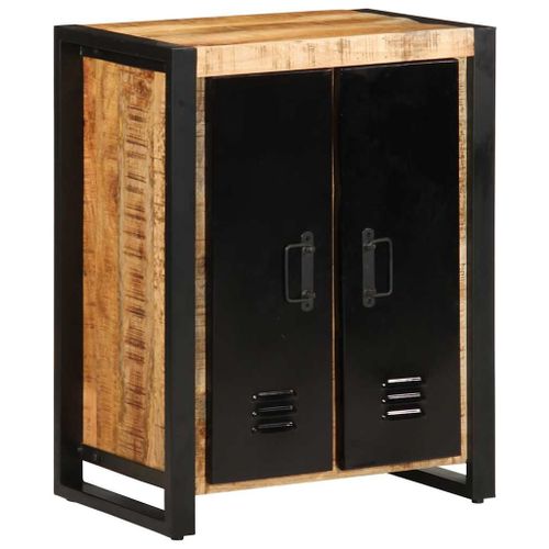 Vidaxl Buffet 55x35x70 Cm Bois De Manguier Brut Massif