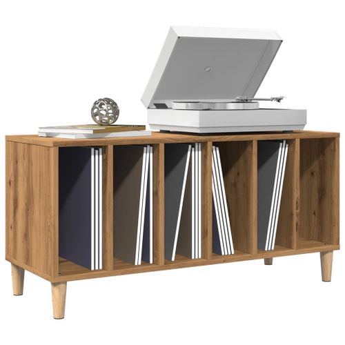 Vidaxl Armoire À Disques Chêne Artisanal 100x38x48cm Bois D'ingénierie
