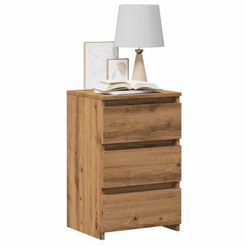 Vidaxl Tables De Chevet 2 Pcs Chêne Artisanal Bois D'ingénierie