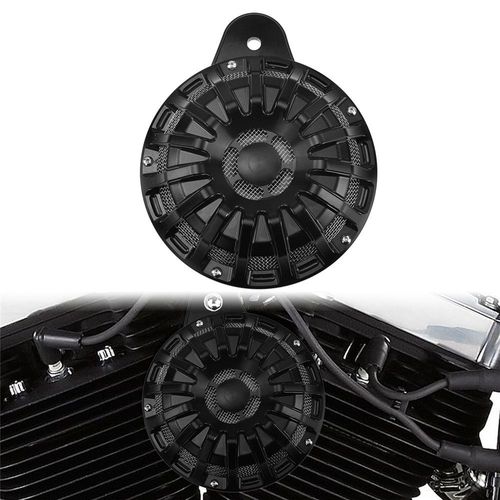 Couvercle De Haut-Parleur De Klaxon De Moto Cnc,15 Bandes,Assemblage De Spearker,Aluminium Pour Harley Big Twin 91-17 Ocia Softail Sportster - Type Horn Cover Kit #A