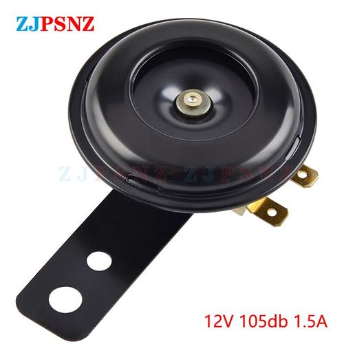Analyste De Klaxon Rond Super Fort Étanche Pour Moto Électrique,Haut-Parleur Pour Scooter Et Cyclomoteurs,6v,12v,24v,36v,48v,60v,72v - Type 12v 105db 1pcs