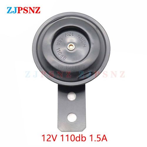 Analyste De Klaxon Rond Super Fort Étanche Pour Moto Électrique,Haut-Parleur Pour Scooter Et Cyclomoteurs,6v,12v,24v,36v,48v,60v,72v - Type 12v 110db 1pcs