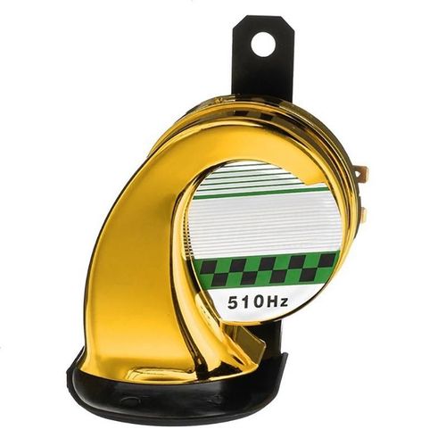 Klaxon À Air D'escargot Étanche,Voiture,Moto,Sirène,Son Fort,Camion,Moto,Bateau,Pièces,130db - Type 18 X 12 X 5 Gold #E
