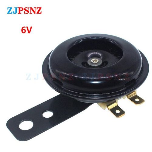 Kit De Klaxon Électrique Étanche Pour Scooter Et Vélo Électrique,Haut-Parleur Rond Super Fort,6v,12v,24v,36v,48v,60v,72v,110db - Type 6v 105db 1.5a 1pcs
