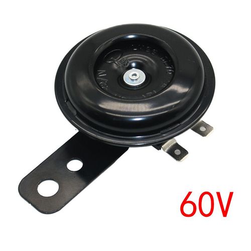 Analyste De Klaxon De Scooter Électrique Universel,Haut-Parleur Rond,Étanche,Vélos Électriques,Moto,6v,12v,48v,60v,110db - Type 1pcs 60v
