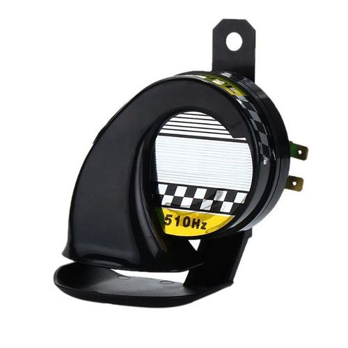 Klaxon À Air D'escargot Étanche,Sirène De Moto,Son Fort Pour Camion,Moto,Bateau,Voiture,12v,130db,510hz - Type Black
