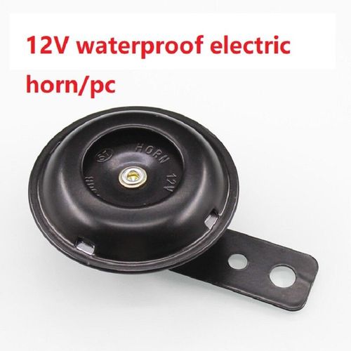 Kit De Klaxon Électrique Général Pour Moto,Haut-Parleur Rond Étanche,Klaxon Puissant,Adapté Pour Vélo Et Scooter,12v,48v,60v,Springdb - Type 12v #D