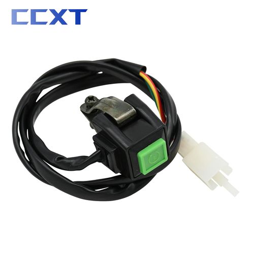 Bouton De Commutation D'arrêt De Klaxon De Démarrage De Moto Rl,Interrupteurs De Poignée De Commande,Ktm,Suzuki,Yamaha,Honda,Kawasaki,Cr,Rl,Crf,22mm - Type Green