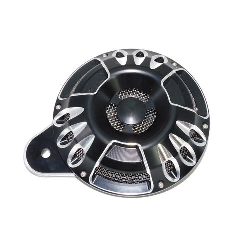 Couvercle De Klaxon Pour Haut-Parleur De Moto,Noir/Chrome,Pour Harley Touring Electra De Fetal Flhr Flhx 91-2017 Sportster Xl 07-Up - Type Horn Speaker Cover #A