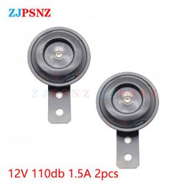 Analyste De Klaxon Électrique Pour Scooter Et Moto,Klaxon Rond Étanche,Haut-Parleur Super Fort,Ebike,6v,12v,24v,36v,48v,60v,72v,Springdb,110db - Type 12v 110db 1.5a 2pcs
